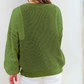 Beaty Green Pullover Sweater