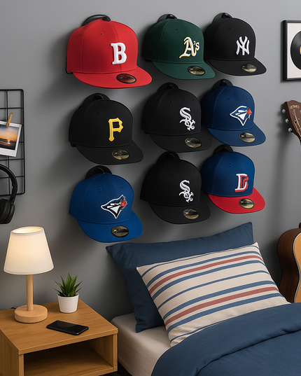 Cap Hook – Wall Mounted Hat Organizer (10 pcs)
