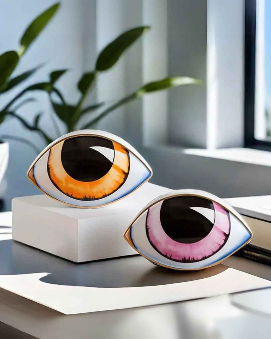 Eye-Shaped Decorative Ornament – A Unique Artistic Accent