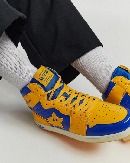 Sky Blaze High-Top Sneakers – Limited Edition