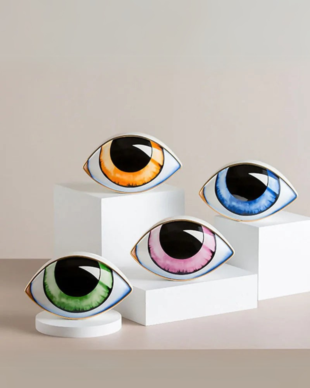 Eye-Shaped Decorative Ornament – A Unique Artistic Accent