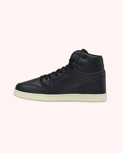 Flaming Skull Sneakers - Black