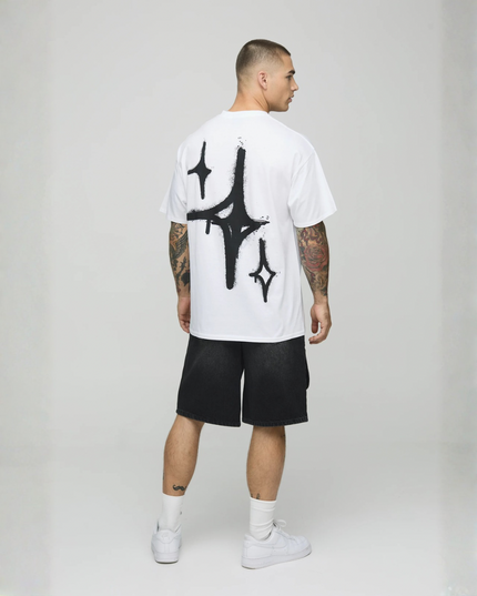 StarDrip Oversized Tee – White