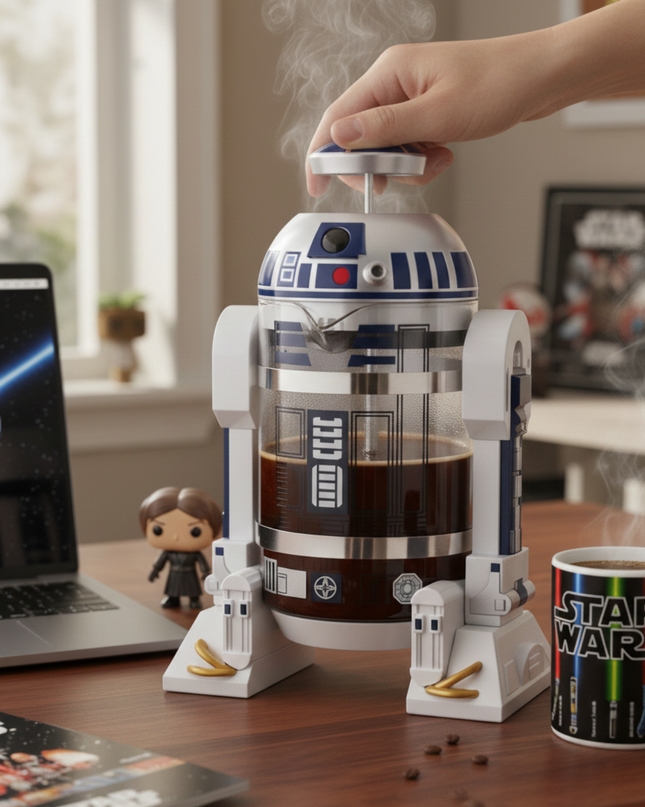 Star Wars R2-D2 French Press Coffee Maker - Collector's Edition (32 oz)