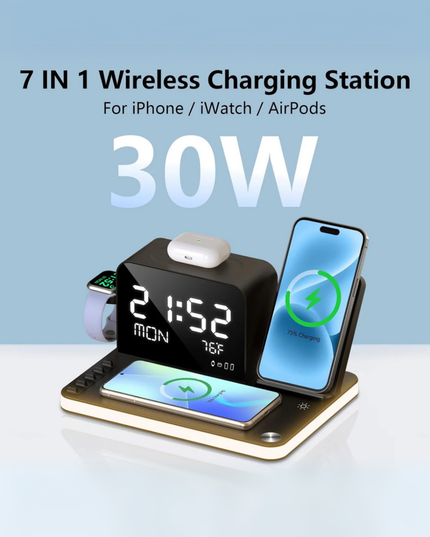 7-in-1 Wireless Charging Station –