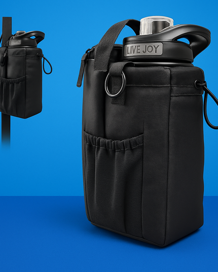 GYMVAULT – La bolsa magnética para botellas