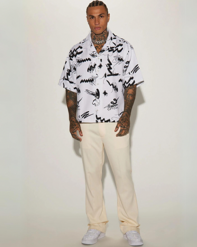 Zig Zag Short Sleeve Shirt