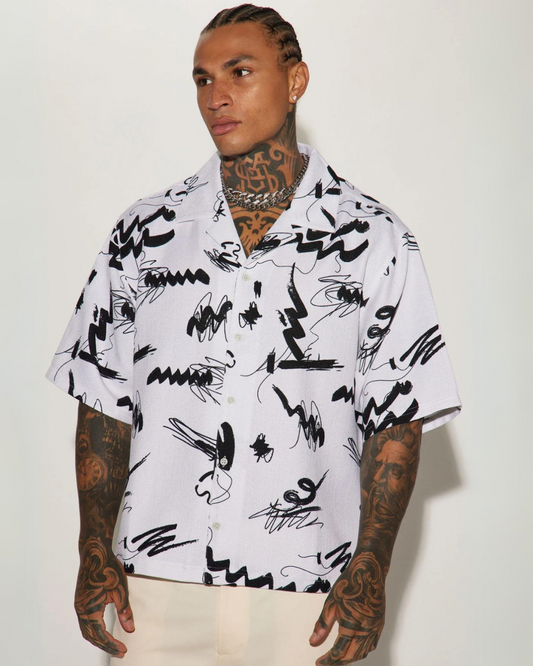 Zig Zag Short Sleeve Shirt