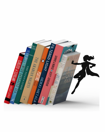 Sujetalibros y estanterías flotantes Hero: deja que tus libros te salven el día