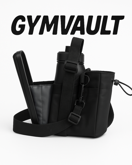 GYMVAULT – La bolsa magnética para botellas