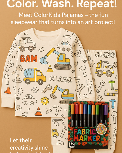 Pijamas ColorKids: ¡Donde los sueños y la creatividad se encuentran!