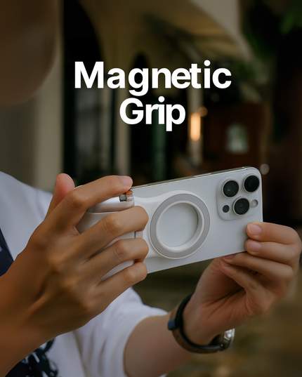 Empuñadura magnética Bluetooth para cámara: agarre universal para fotos de smartphones
