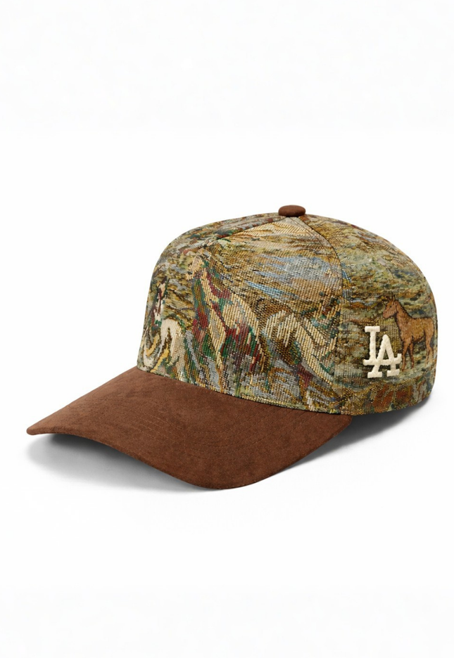OFF LIMITS LA Rodeo Brown Heritage Tapestry Cap