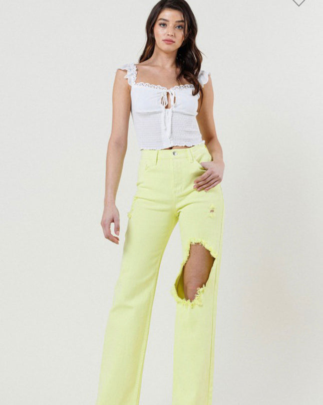 Ripple denim lemon