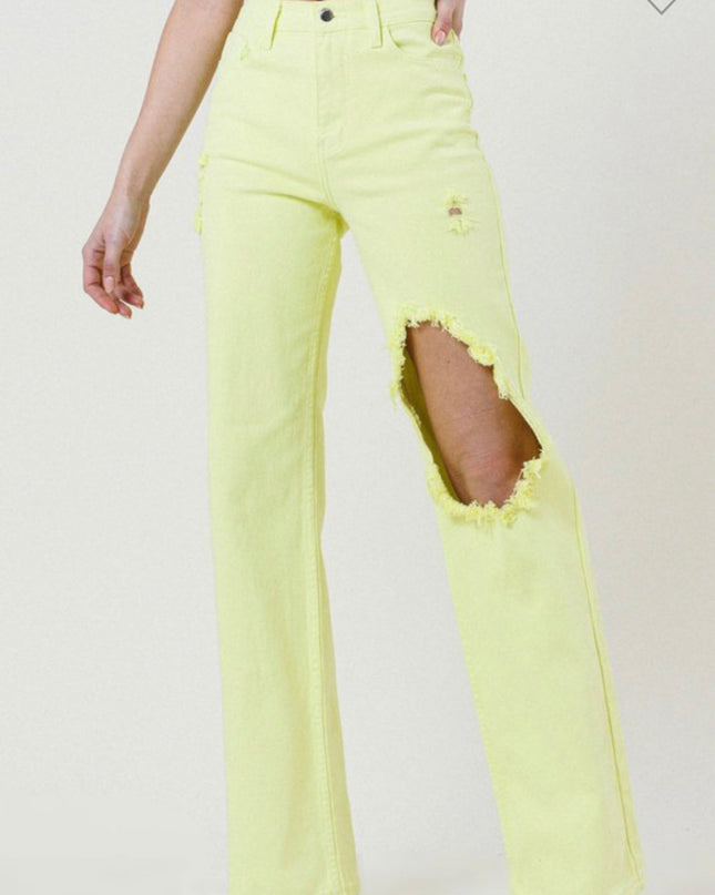 Ripple denim lemon