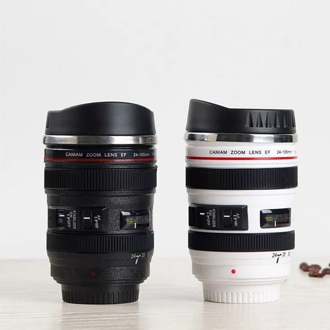 Coffee Mug Camara Lens