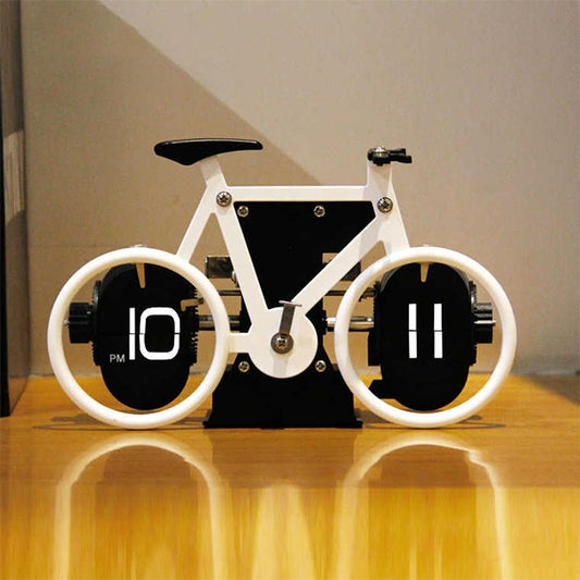 Minimalist Bike Clock Decor